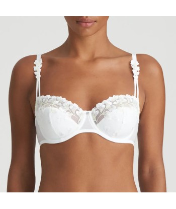 Marie Jo - Leda Soutien-Gorge Balconnet Semi-Rembourré Blanc Comparez plus de prix